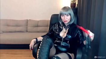 AimeeParadise is the best mature bitch on the web! Today this whore is in latex! Takes on the role of the Mistress))