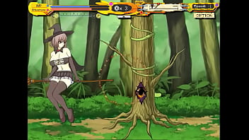 Pretty witch in sex with goblins men in the forest in witch gl new hentai ryona gameplay video