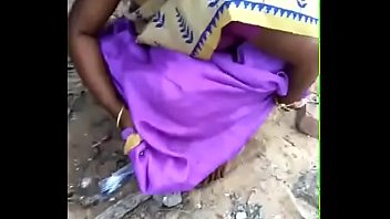 Sri Lanka Tamil girl pee in front of husband in outdoor