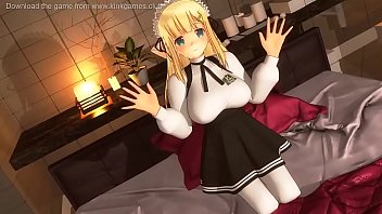 Teen Anime Maid loves cum