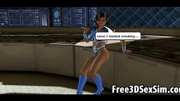 Sexy 3D cartoon star trek hotties getting fucked