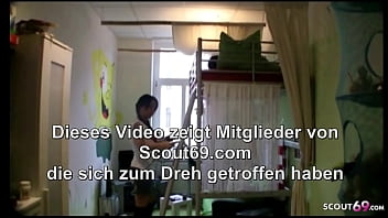 Tante von Neffen verführt und mit versteckte Kamera beim Fick aufgenommen - German Amateur