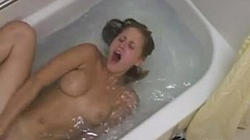 Sexy time alone in the bathtub