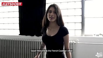 Hot French babe has a surprise at Casting - LETSDOEIT.COM