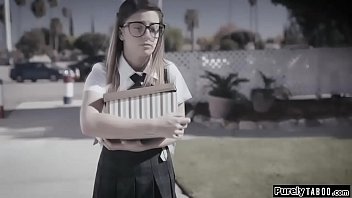 Nerdy teen take matters in own hands by taking on her bullies.She captured them and has pics of them.To stop her from spreading them they have to do what she wants.After being asslicked she want a rough facefuck while banged and dped until they cum