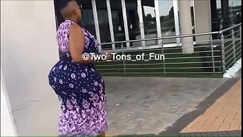 Big booty women walking it out at the mall