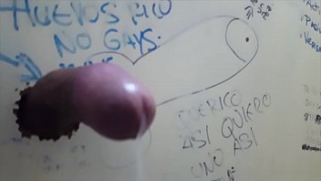 Big, hard and loaded dick squirts jizz at 411gloryhole.com