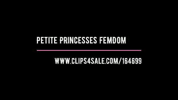 Petite Princess In Nylon Tights - Femdom Human Furniture and Ass Kissing Serve (Preview)
