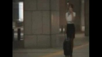 Japanies air hostress girl fuck by strangers from sanjh