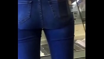 Teen Jeans Ass at Bakery