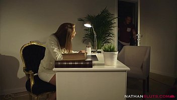 Busty Roberta Gemma sodomised by a thick dick in her office