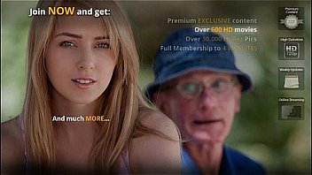 Old farmer man gets fucked by blonde babe