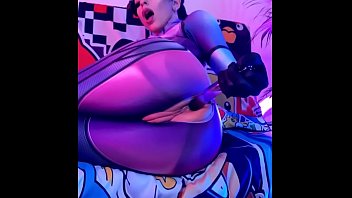 Widowmaker fuck anal with toys cosplay Overwatch AliceBong