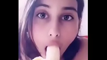 Cock sucking and lickng training with huge Size banana