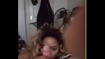 British Light skin Ebony sucking my white boy