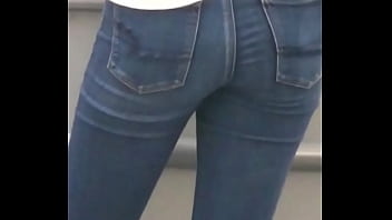 Candid Jeans Butts One Big One Small