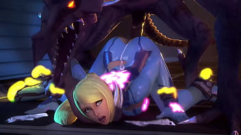 Zero Suit samus fucked by her nemesis 2