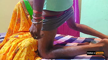 Indian hot bhabhi in saree homemade sex with husband friend