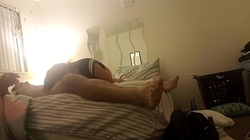 Big tit latina cheating on her man because he is an asshole