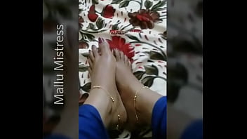 Mallu mistress session foot job kerala mistress indian