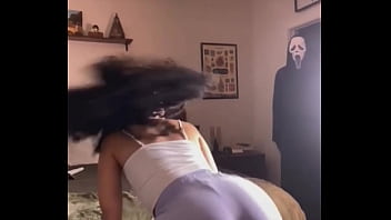 Ebony fucked character from Scream Movie