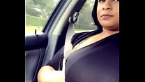 Fast And Furious The Right Way: Caramel Kitten Has Boobs Out While Driving!