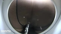 Pantyhose pissing spy cam toilet